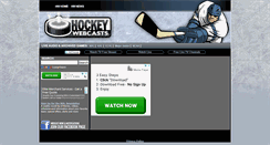 Desktop Screenshot of hockeywebcasts.com